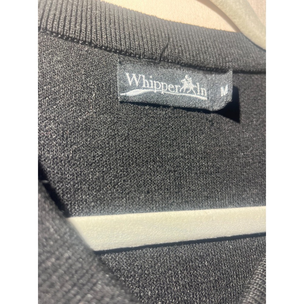 Whipper In Argyle V Neck Black Blue Pullover Men's SZ M‎ Sweater A91 - Picture 5 of 14
